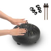 Kit De Tambor De Lenguas Miwayer 6" Con 11 Notas Herramienta De Alivio De Ansiedad Instrumento De Sonido Para Yoga/Medicina/Aire Libre - details 3