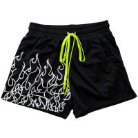 Shorts De Verano Para Hombres 2024 Tres Puntos Alrededor De La Rodilla Deportivos Transpirables Y De Secado Rápido Para Running - details 17