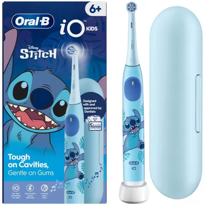 CEPILLO DENTAL ORAL-B IO2 JUNIOR STITCH+ESTUCHE - 1