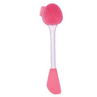 Cepillo De Limpieza Facial De Silicona 2 En 1 Instrumento De Limpieza Facial Eliminador De Masка De Arcilla Y Rascador De Maquillaje - details 14