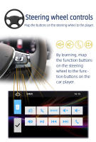 Juego De Luces LED Para Coche BQCC 1 Din 5" Reproductor De Multimedia Con Android Auto BT RDS Radio Mirrorlink 7 Colores USB Duplo Carga Rápida - details 8