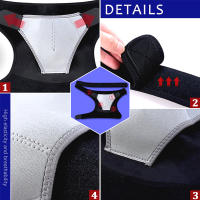 Músculo De Recuperación Deportiva Para Hombro Ajustable Para Hombres Y Mujeres Soporte De Estabilidad Espalda Alivio De Lesiones Tendinitis Prenda Compresora De Hombro - details 12