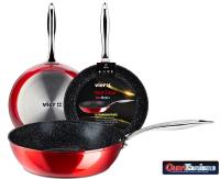 PRS - Sarten VIER 20cm RED HONDA (WOK) Aluminio Forjado Full Induccion QUANTANIUM - details 3