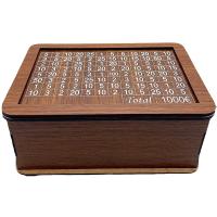 Caja De Dinero De Madera En Forma De Cerdo Con Objetivo De Ahorro Y Cajas De Números Para Monedas Euro Varios Tamaños Disponibles - details 10