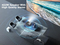 Proyector Portátil HD YT100 Para Casa Con Soporte De Alimentación Móvil 5V2A Para Camping Al Aire Libre Compatible Con Teléfonos Móviles - details 7