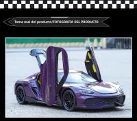 Modelo De Coche De Lujo Gemini GT a Escala 1:32 En Aleación Con Sonido Y Luz Regalo Para Niños Vehículo De Simulación Coleccionable - details 14