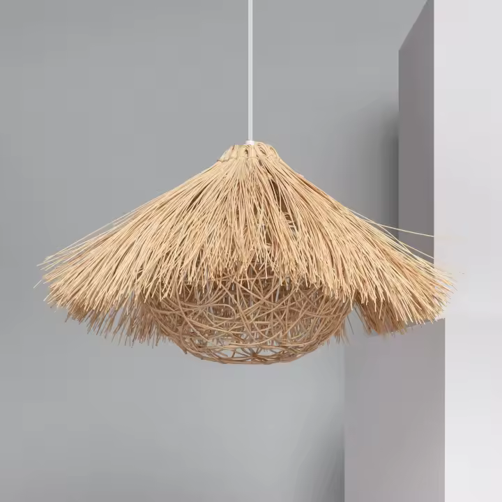 Ledkia Lámpara Colgante Ratán Shiyan ILUZZIA - 1