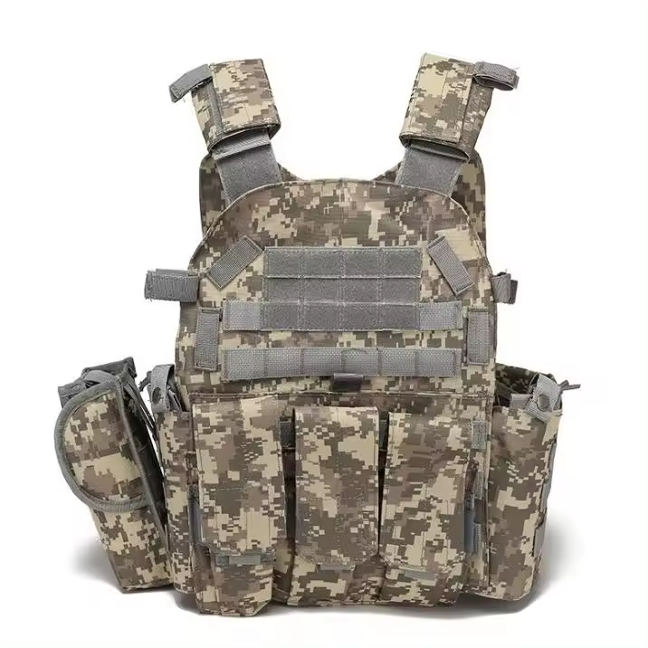 Chaleco de entrenamiento combinado de protección para exteriores, traje de protección de aventura de campo de expansión multifunción, chaleco 6094 - 1