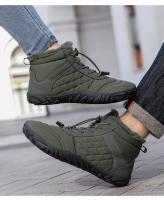 Botas De Invierno Para Hombres Y Mujeres Con Piel Cálida Antideslizantes Resistentes Al Agua Talla Grande Zapatillas Casuales Para Exterior Y Senderismo - details 12