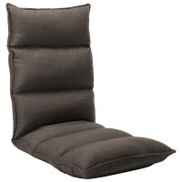 vidaXL Tumbona de suelo plegable de tela en color Marrón/Taupé/Negro y más - details 1