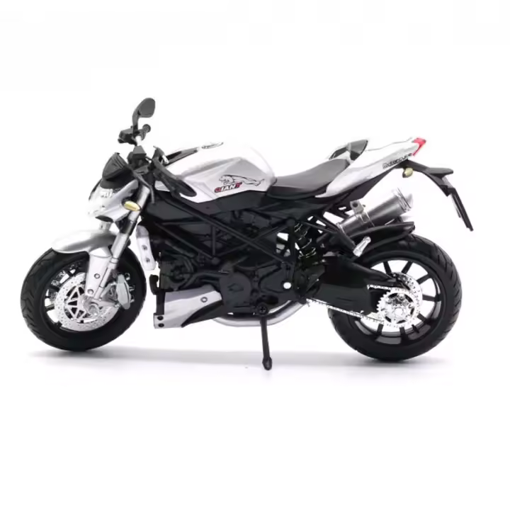 Modelo De Motocicleta De Aleación De Latón a Escala 1:12 Regalo Coleccionable Decoración De Coche Juguete Para Niños Y Adultos - 1