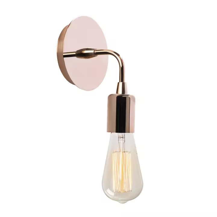Aplique de pared WELLHOME , Estructura de metal Color Cobre - 1