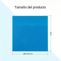 Pads De Notas Adhesivas Transparentes Para Mascotas Multicolor Impermeables 50 Hojas Autoadhesivas Para Escuela Oficina Familia - details 1
