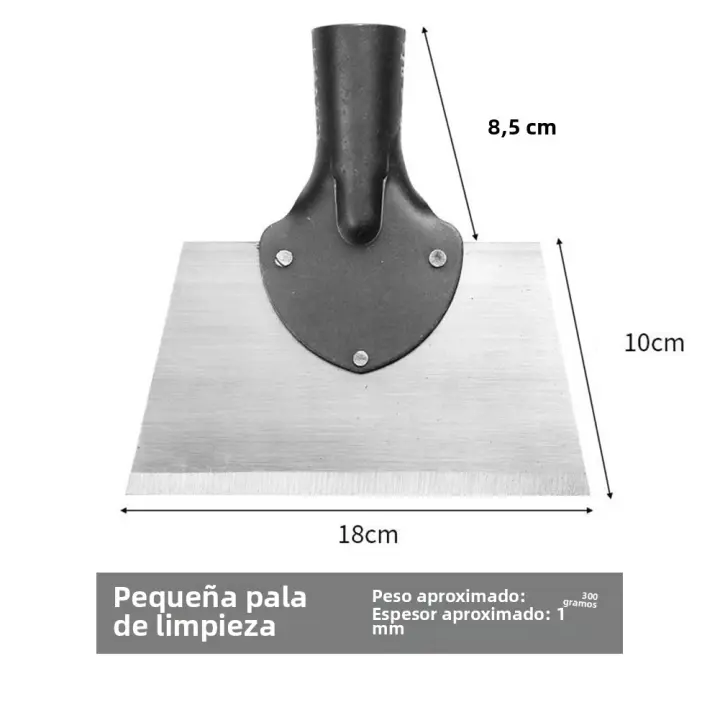 Shovel De Jardín Multifuncional De Acero Mángano 18/25/30cm Escarificador Para Riego Y Plantación Herramienta De Limpieza Para El Jardín - 1