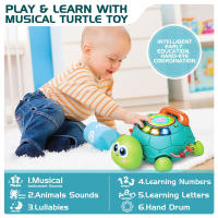 Juguetes Educativos para Bebés de 6-18 Meses Sonido Ligero Juguete Musical con Batería Reconocimiento de Colores para Niñas y Niños - details 6