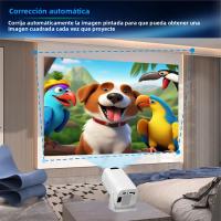 Proyector De Video HD LED 4K 1280x720P Android Portátil Para Cine En Casa Con Altavoz Integrado Y Control Remoto Proyector Mini Para Teléfonos Móviles - details 7
