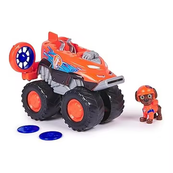 Patrulla Canina Pack Zuma Rescue Wheels y Vehículo Aerodeslizador con Proyectiles 6069332 - 1