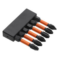 Juego De 6 Piezas De Puntas De Encendedor Magnéticas PH1 PH2 PH3 PZ1 PZ2 PZ3 Con Portabrocas Hexagonal Para Herramientas Manuales - details 17