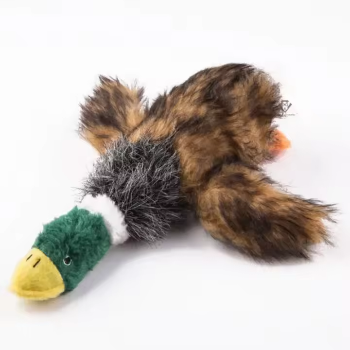 Juguete De Perro Crinkle Diseño De Pato Suave Con Silbato Para Masticar Y Jugar Para Perros Pequeños Gatos Y Puppies Kitten Regalo - 1