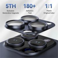Película De Lente Para Cámara Trasera De iPhone 13 pro Max 15 Piezas Protección Armadura Adhesiva Antigolpes Anti-Choque - details 4