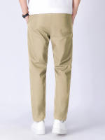 Pantalones De Verano Para Hombres Deportivos 2023 Ice Thin Straight Tube Secado Rápido Casual 9 Puntos Trousers Estudiantes Jóvenes - details 11