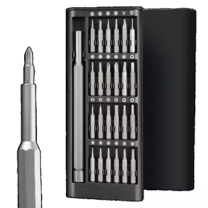 Juego De Destornilladores Magnéticos 25 En 1 Precisión Para Reparación De Móviles Laptops Relojes Con Punta Torx Y Phillips Herramienta Mini Para Xiaomi iPhone - 1