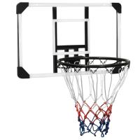 vidaXL Tablero de Baloncesto Policarbonato Transparente Deporte Juego Pared Dimensiones 71 x 45 x 2.5 cm, 90 x 60 x 2.5 cm, 106 x 69 x 3 cm - details 0