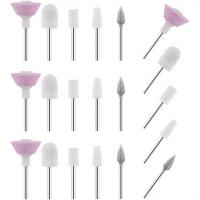 LULAA Set De Brocas Para Uñas Con Polvo De Arena Accesorio De Pulido Para Arte De Uñas Eliminador De Uñas Acrílicas Gel Set De Brocas Para Manicura - details 25