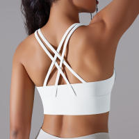 Sujetador Deportivo Para Mujer Alta Soporte Impacto Yoga Running Quick Dry Top Deporte Gimnasio Padded Bralette Sexy - details 5