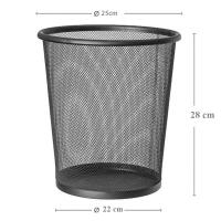 Banner - Papelera malla metalica
