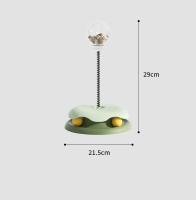 Juguete Para Gatos Alimentador Rota 360° Bola De Leche Transparente Juguetes Interactivos Para Gatos Alivia La Monotonía Tamaño 21.5x29cm - details 9