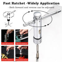 Ajustable Agarre De Plata T Con Portarretas Para Taps Herramientas Manuales Conjunto De Llaves Metrás M3-M8 Con 5pcs De Tornillos De Hilo Métrico - details 2