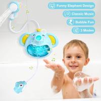 Juego de baño para niños con música, máquina de burbujas de baño de elefante con ducha y fuente de bola de sopado automático, juego de ducha, Gift - details 0