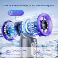 Ventilador Turbo portátil de mano, mini ventilador nebulizador personal de Alta velocdad, conducción de Aire turboimpulsado de Aviación, Aire frío de Super Alta velocdad 10 m/s, adecuado para Viajes/exterior/home/oficin/maquillaje/Regalos - details 1