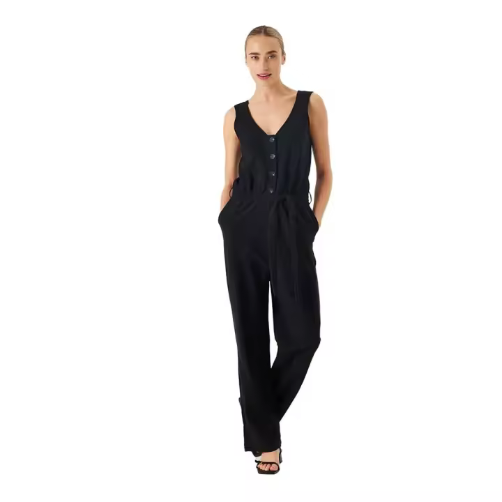 Ropa mujer Monos Garcia Mono Corto E30095 Negro - 1
