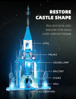 Set De Bloques De Construcción Creativo Con 786 Piezas Princesa Hielo Magia Castillo MOC Juguetes Educativos Para Niñas Niños Edad 6-12 - details 2