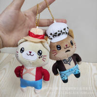Set De 6 Muñecos De Peluche One Piece Con Pelo Corto Y Relleno De Algodón Ecológico Luffy Sanji Law Ace Kawaii Para Adultos Y Niños - details 11