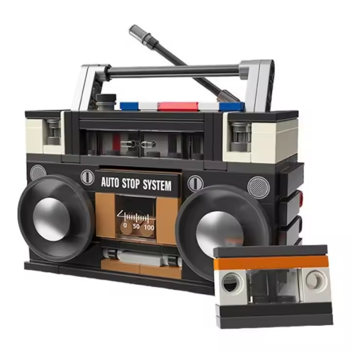 Kit bloques construcción Radio Casette MBMT005 MADNESSTOY - 1