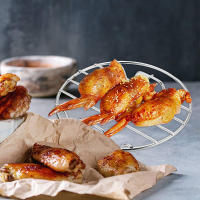 Rack De Asado Redondo De Acero Inoxidable Para Air Fryer Tamaño 6-7 Pulgadas Relleno Sencillo Para Cocinar Y Almohadilla De Parrilla Para Almohadillas De Almohadilla - details 4