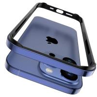 Estuche Protector De Aleación De Aluminio Para iPhone 16 12 13 14 plus 15 16 pro Max Bumper Ligero Compatible Con Apple Transparente - details 7