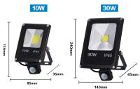 Lámpara De Inundación LED IP65 Impermeable Con Sensor De Movimiento 220V 50W 30W 10W Luz Exterior Spot Moderna En Aluminio - details 4