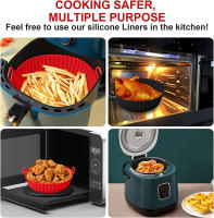 Almohadilla De Silicona Para Air Fryer 24/20cm Rellena Redonda Reutilizable Placa De Pizza Pato Frito Asador Ideal Para Horno Y Barbacoa - details 11