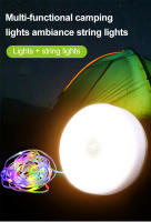 Cinta De Luz Decorativa Para Acampar LED Solar De 10M Con Gancho Magnético Trasero Y Soporte a Prueba De Agua Para Exteriores - details 0