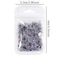 1Pack De Piedras De Cristal Para Uñas Irregulares Accesorios De Decoración De Manicura Piedras De Vidrio Y Jade Para Arte De Uñas - details 7