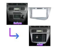 Kit De Consola Central Para Radio De Coche Seat Leon 2005-2012 Con Cable Canbus Panel De Enchufe 9 Pulgadas Accesorios Multimedia Para Coche - details 3