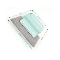 Cepillo De Limpieza Para Ralladuras De Ventanas Y Puertas Herramienta De Limpieza De Trax De Acero Inoxidable Ligero Y Duradero - details 5