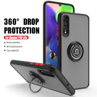 Funda De Teléfono Mate Antigolpes Para Huawei P60 P50 P40 P30 pro Con Anillo Magnético Soporte Cubierta Completa - details 0