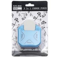 Pulgar De Corte En Esquina Redonda Para Etiquetas Y Papel Herramienta De Corte Para Scrapbooking Hecho De Plástico Y Aleación De Zinc Azul Adecuado Para Oficina Escuela Y Manualidades - details 12