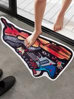 Alfombra Antideslizante En Forma De Zapatilla Con Diseño De Mano De Paloma Graffiti Alfombra De Bem-vindo Para Entrada Moderna Baño Pasillo - details 3