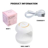 Secador De Uñas Mini USB 18W Lámpara UV LED Forma De Huevo Blanco Para Pintura De Uñas Secado Rápido En 120S Herramientas De Manicura - details 4